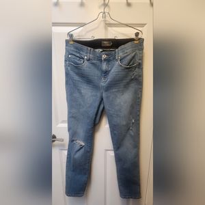 Torrid Bombshell Straight Distressed Jean